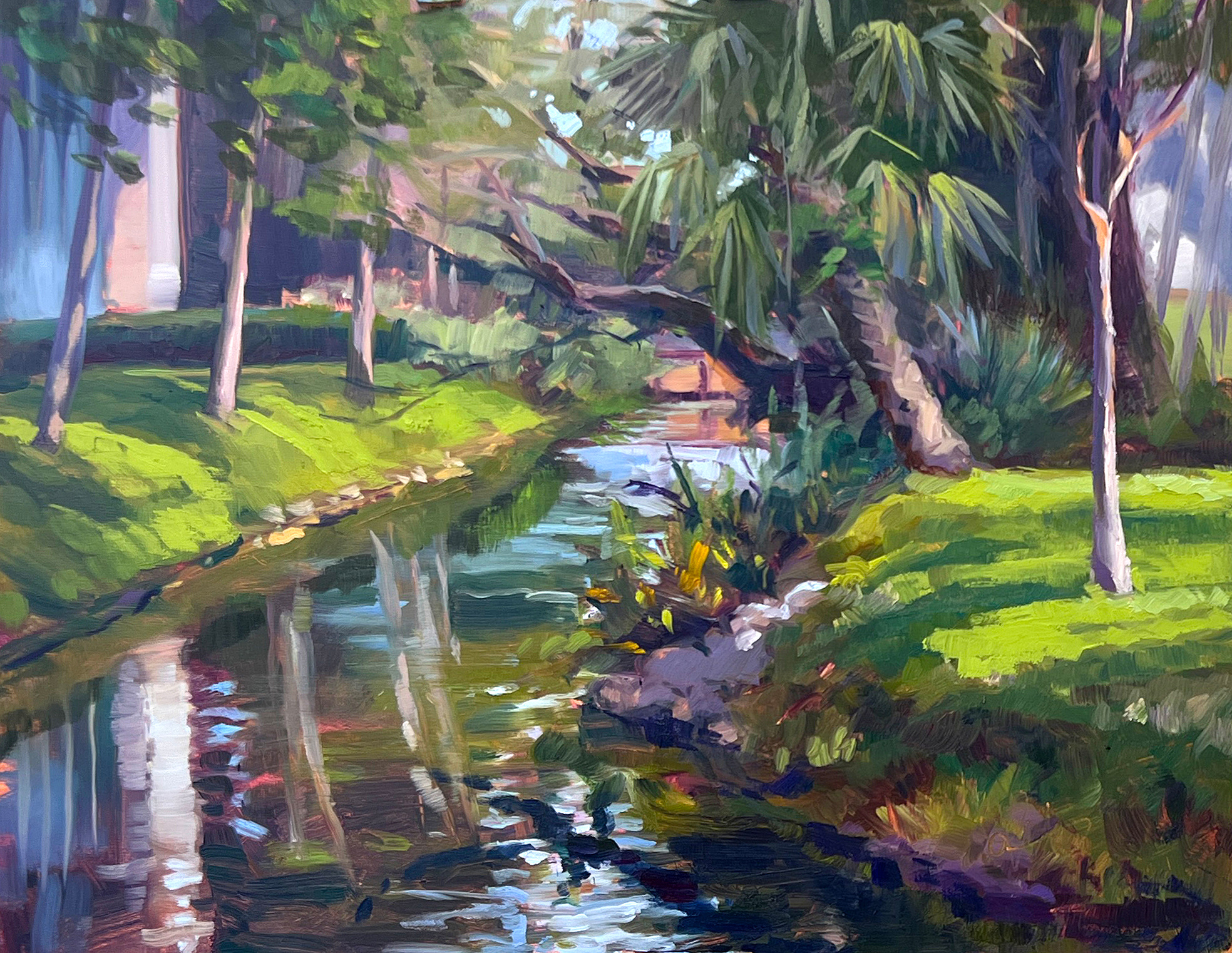 Campus Canal, 2025
11 x 14 in. Oil on Panel
Painted En Plein Air
Beaux Art Festival of Art
University of Miami - Miami, FL